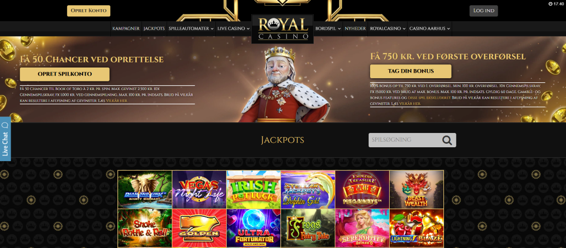  Royal casino bonuskode